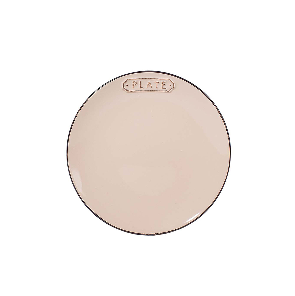 Тарелка закусочная беж PLATE 20см | Интернет-магазин Кактус
