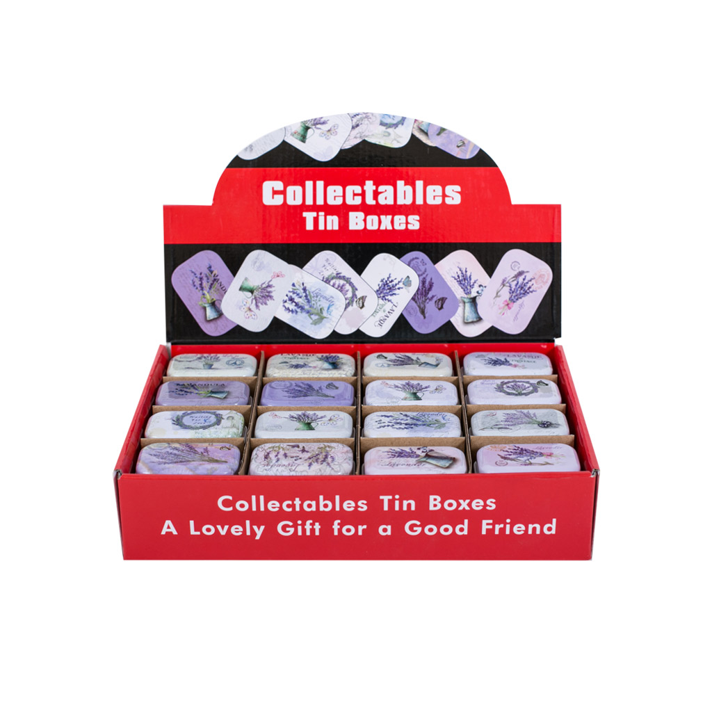 Коробочка метал Лаванда 16 видів | Интернет-магазин Кактус