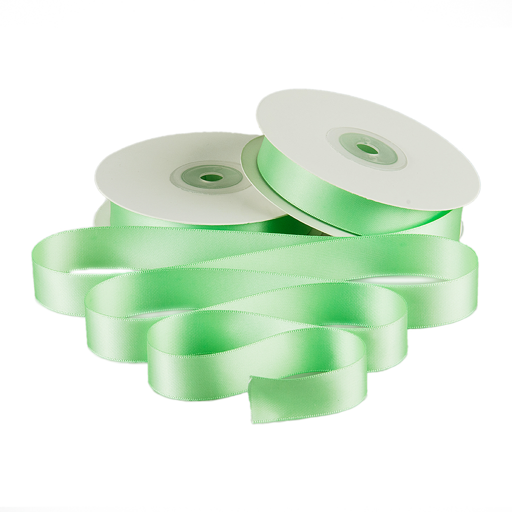 Стрічка Атлас Мятний 2.0см 1м (23m) | Интернет-магазин Кактус