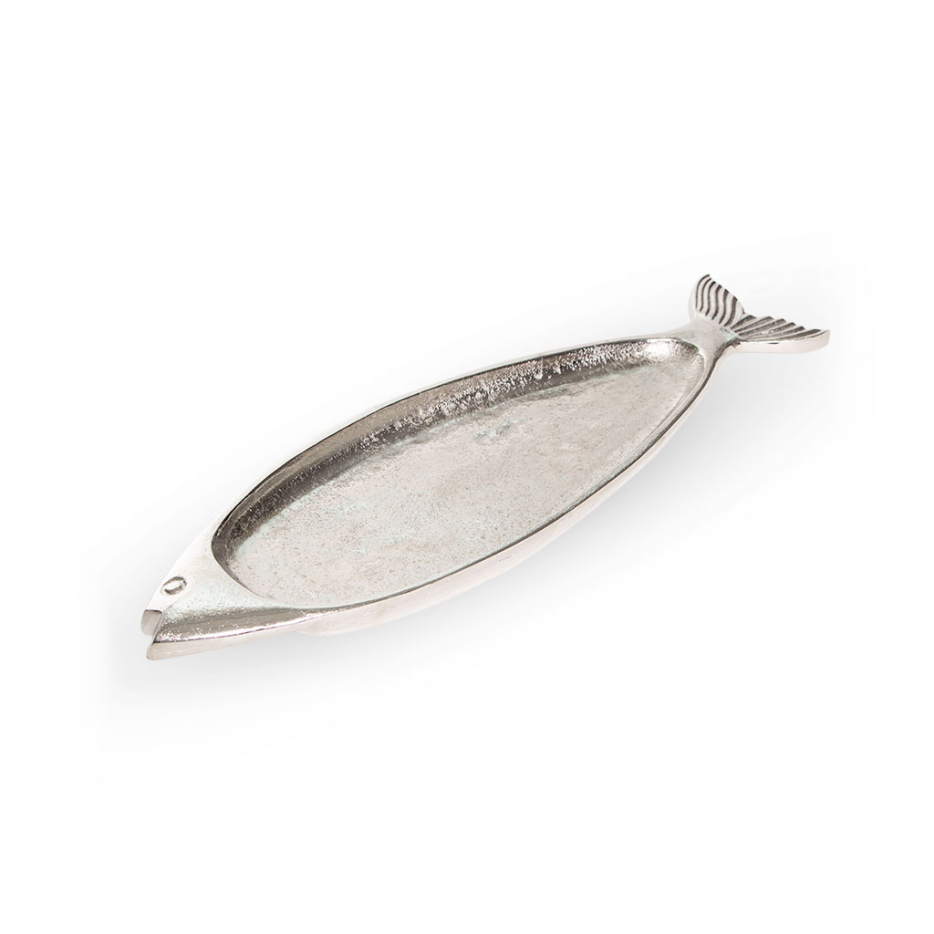Блюдо алюминиевое в форме рыбы 32х9х2 | Интернет-магазин Кактус