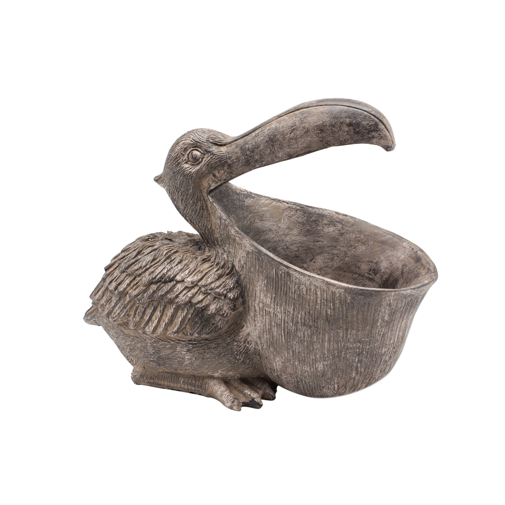 Конфетница Пеликан полирезин 23*11*19см | Интернет-магазин Кактус