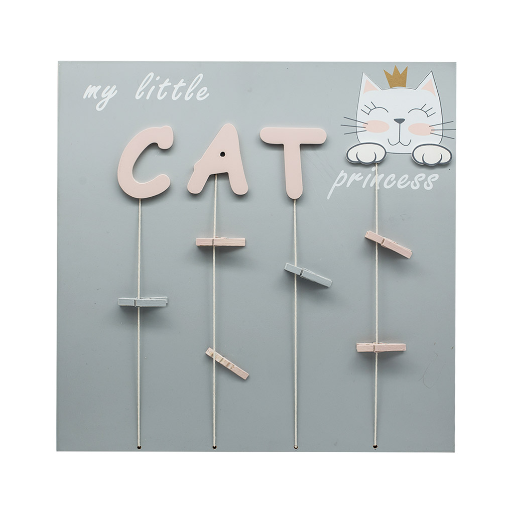 Дошка для записок сіра Cat 40 * 40 см | Интернет-магазин Кактус