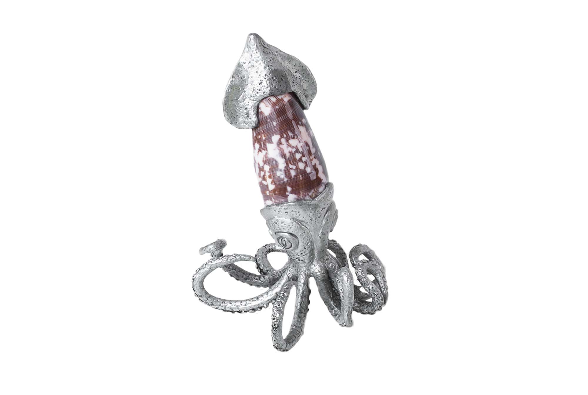 Фігурка Кальмар (мушля / олово) 17см | Интернет-магазин Кактус