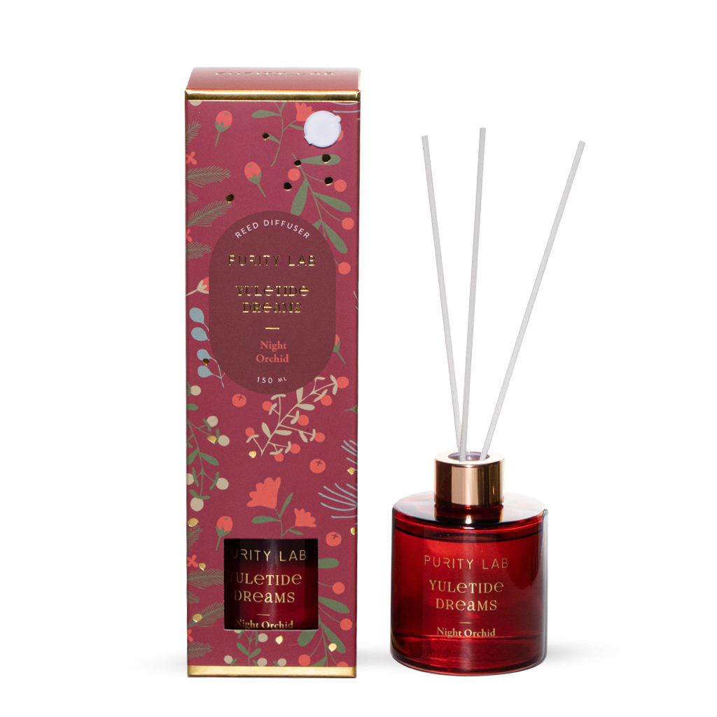 Диффузор Yuletide Dreams Night Orchid в красном флаконе 150мл | Интернет-магазин Кактус