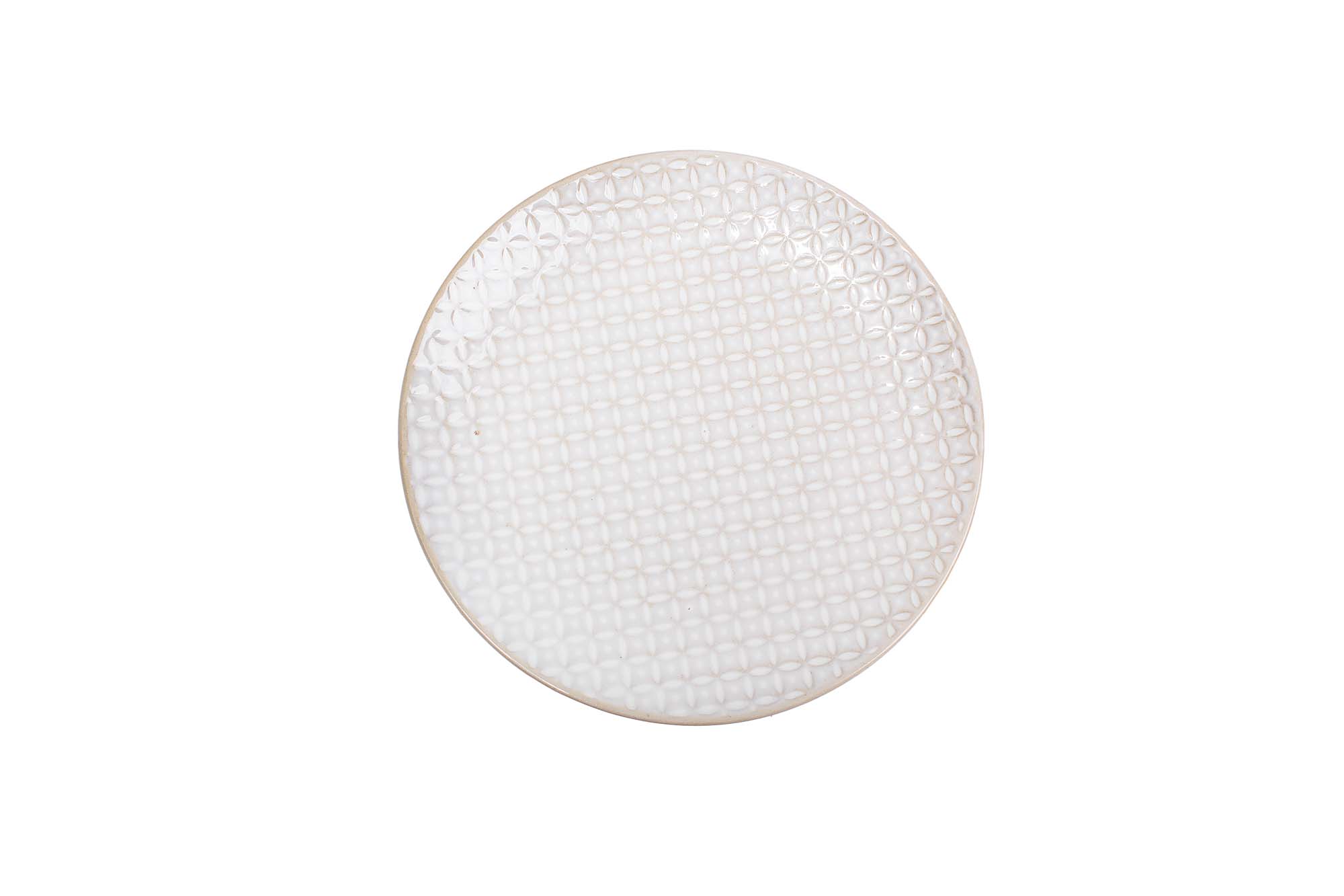 Тарелка тиснение лепестки 20см | Интернет-магазин Кактус