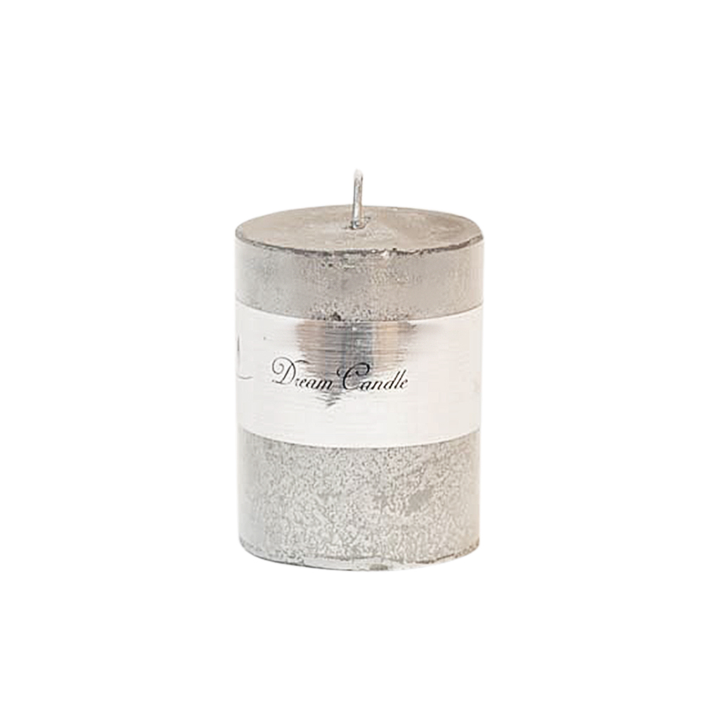 Свічка металік золота 7 * 7.5см | Интернет-магазин Кактус