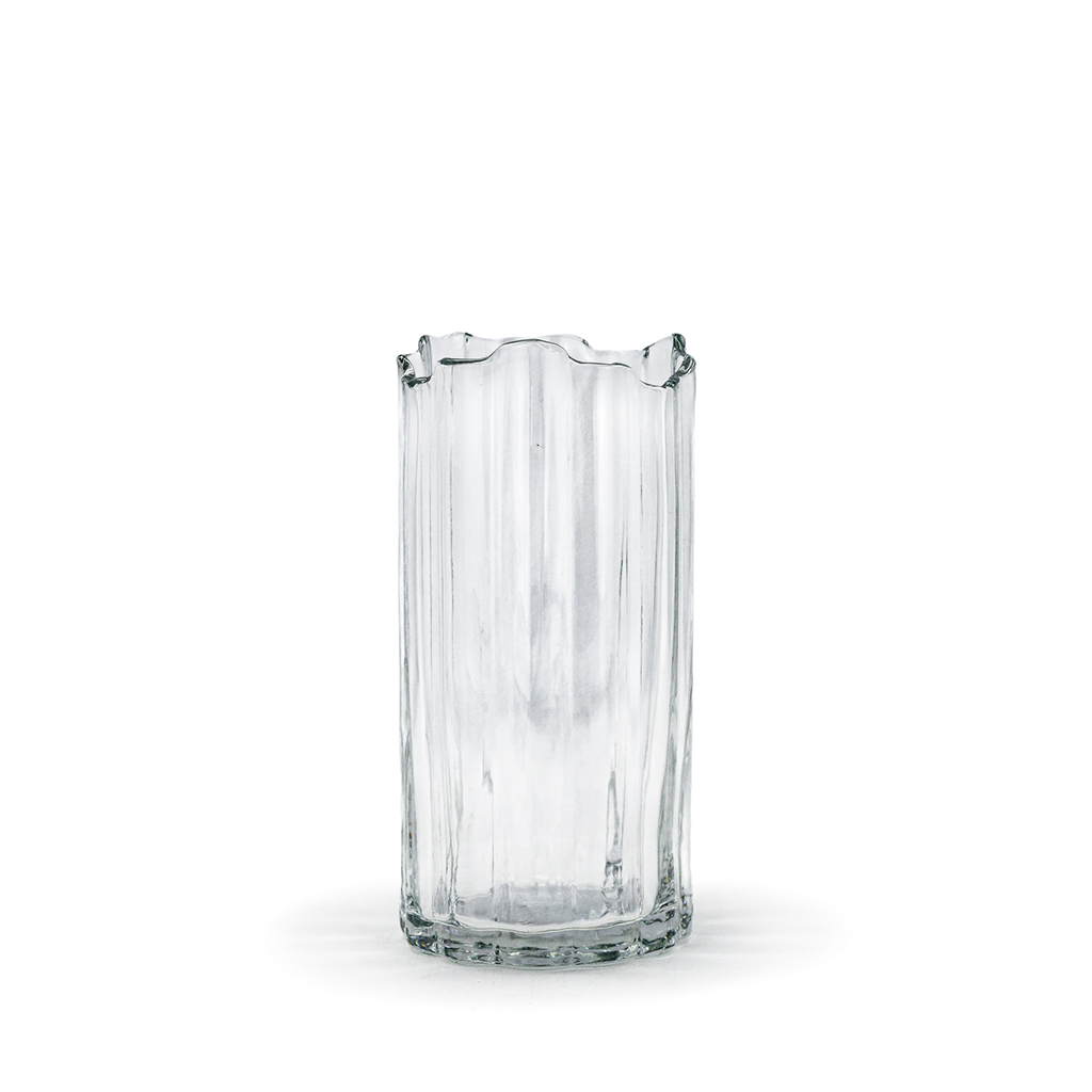 Ваза цилиндр Волна 24 см | Интернет-магазин Кактус