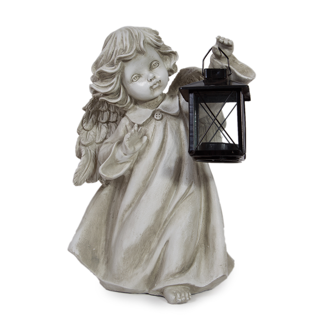 Ангел античный с лампой 22*17*30см | Интернет-магазин Кактус