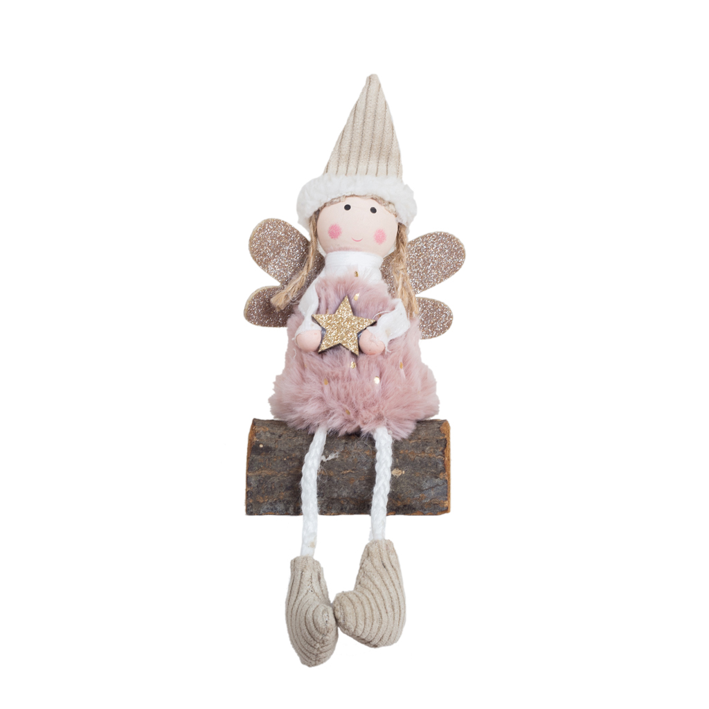 Ангел НГ с свисающими ножками,7*5*22 см | Интернет-магазин Кактус