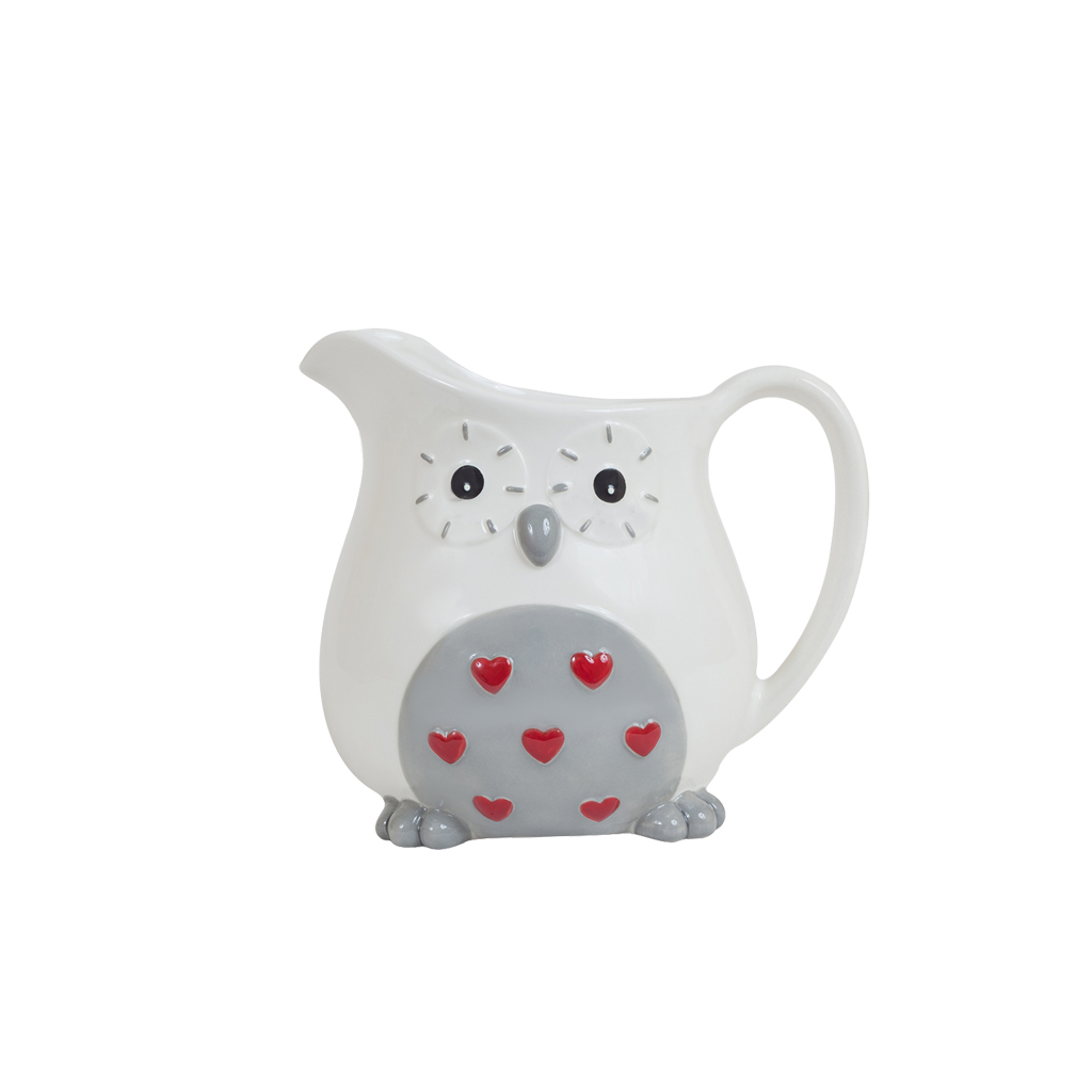 Молочник Сова белый 11.8х8.7х9.7см | Интернет-магазин Кактус