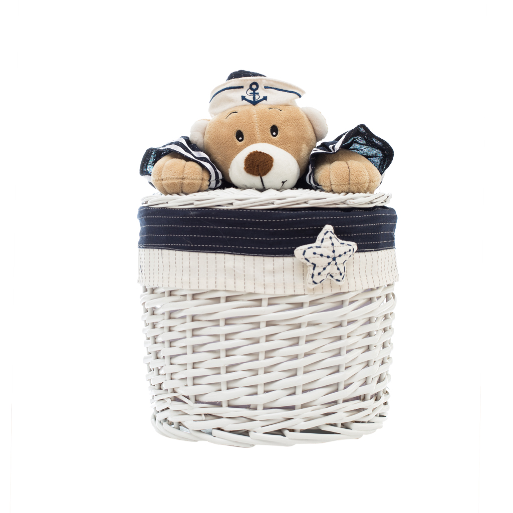 Кошик з кришкою Ведмедик M 37 * 45 см | Интернет-магазин Кактус