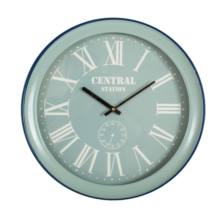 Годинник настінний в мет корпусі Central 43 см | Интернет-магазин Кактус