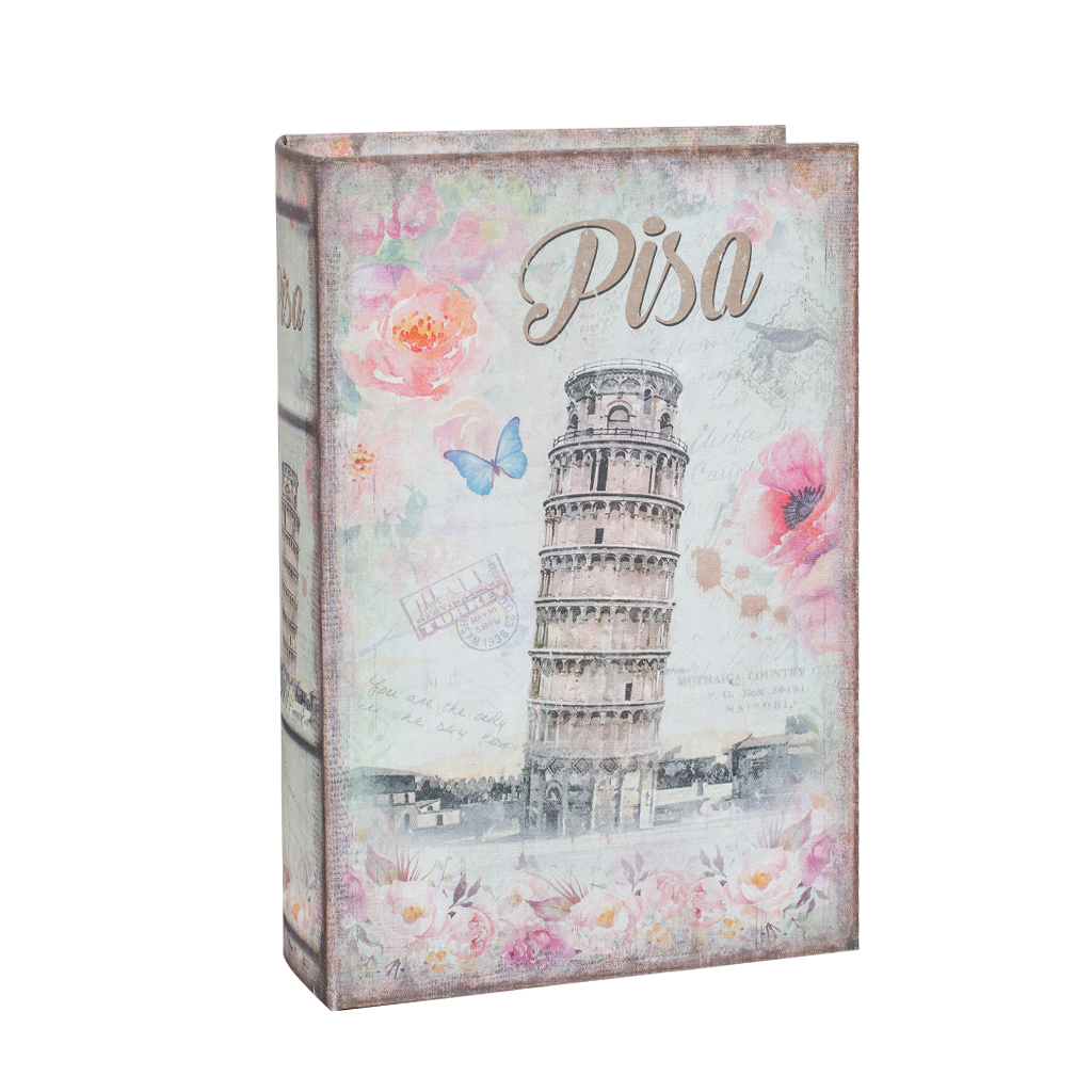 Шкатулка-фоліант полотно Pisa L | Интернет-магазин Кактус