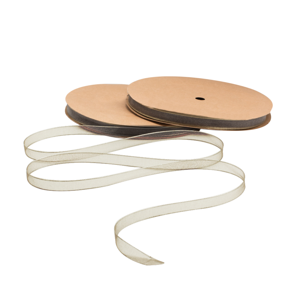 Лента органза 1см-1м золото (45m) | Интернет-магазин Кактус