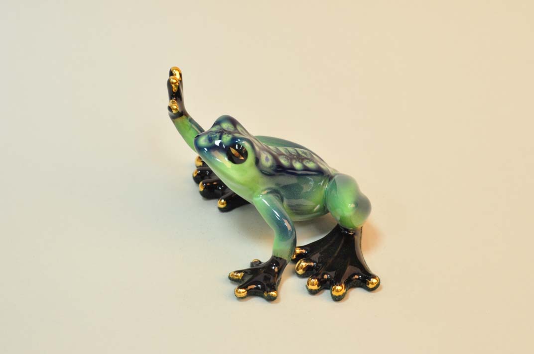 Жабка (фарфор), 11.5 см | Интернет-магазин Кактус