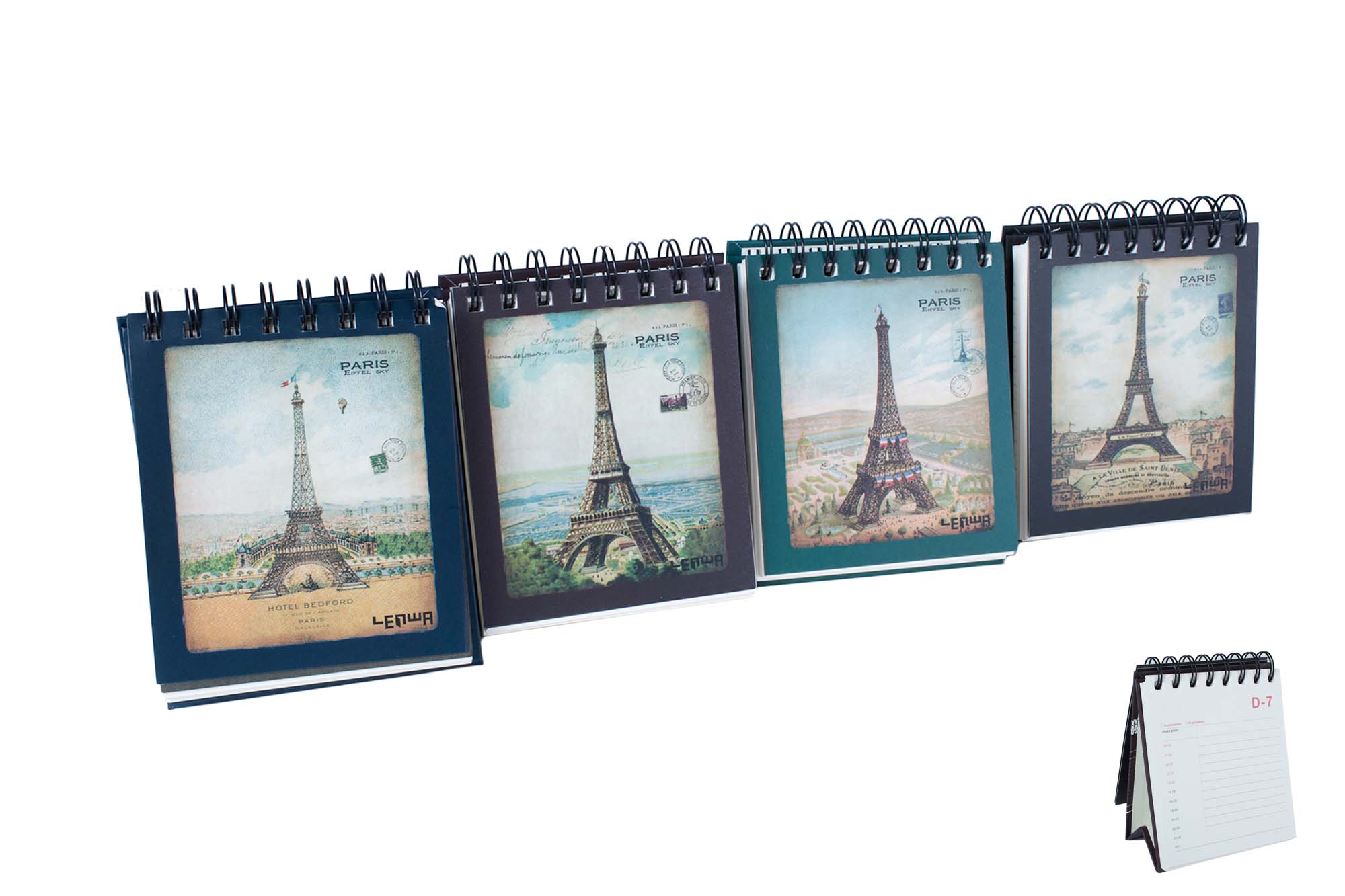 Планер Париж на кольцах 100 дней. 4 вида | Интернет-магазин Кактус