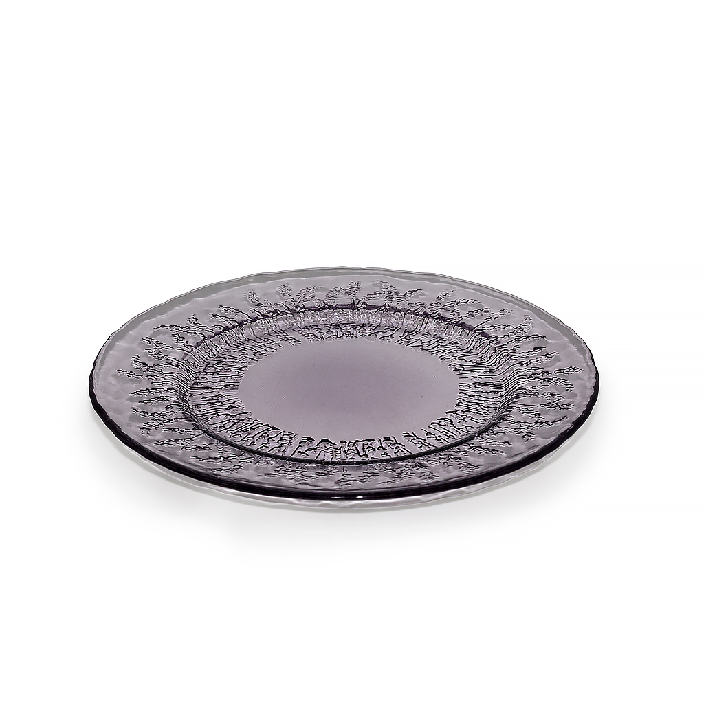 Тарелка стеклянная Лаванда 22см | Интернет-магазин Кактус
