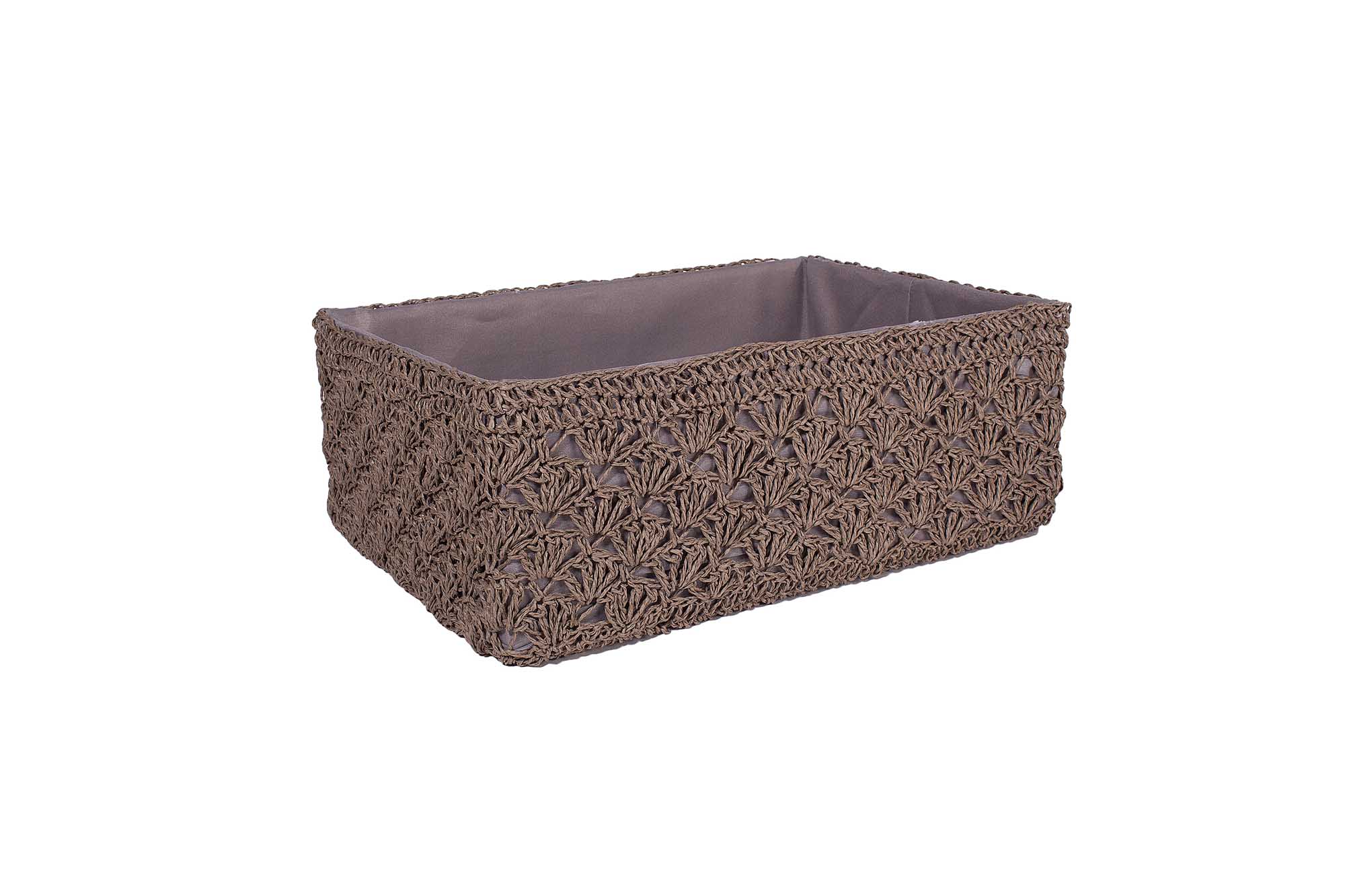 Кошик мяка (вязка) M 37 * 25 * 14cm | Интернет-магазин Кактус