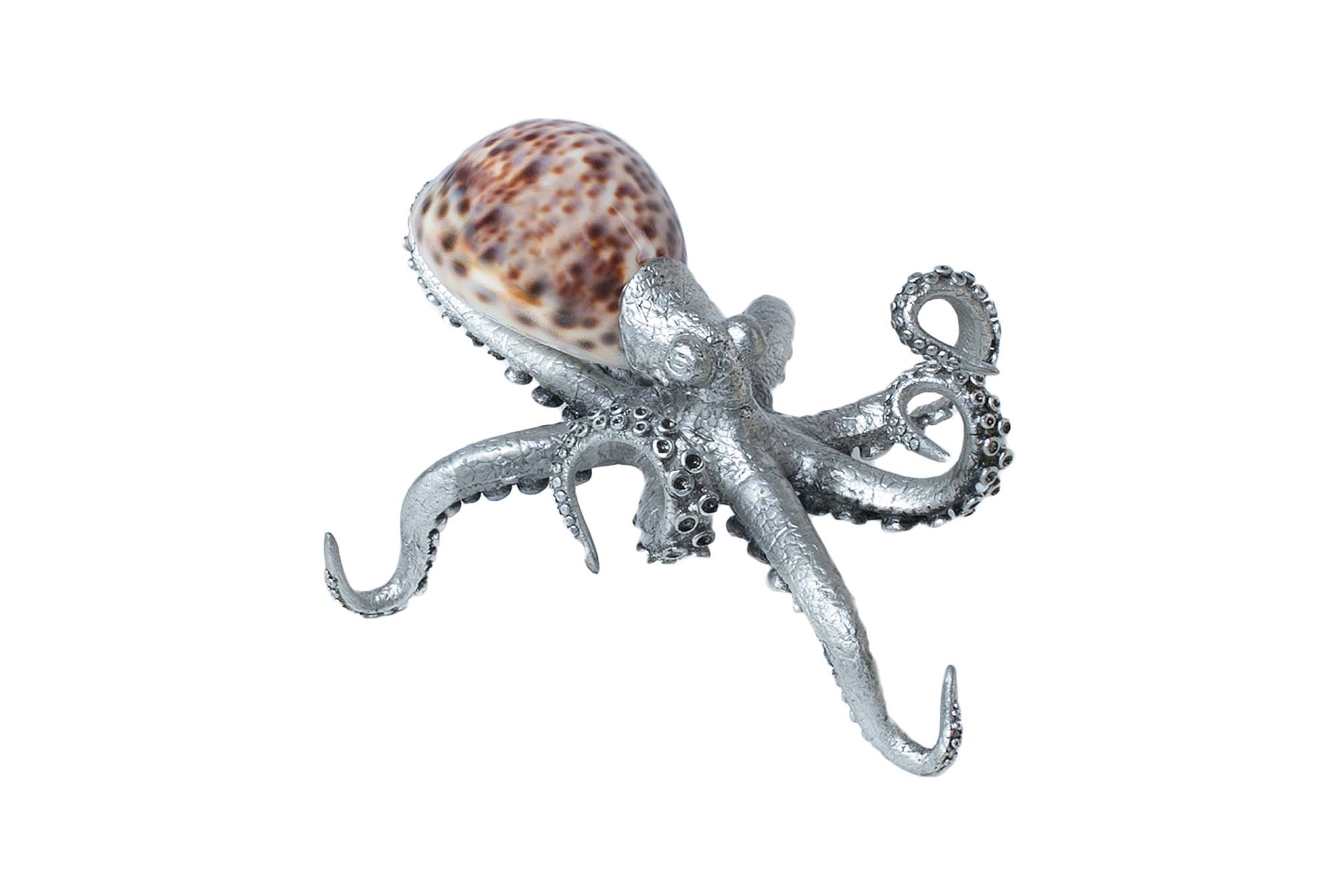 Фигурка Осминог (ракушка/олово) 20.5см | Интернет-магазин Кактус