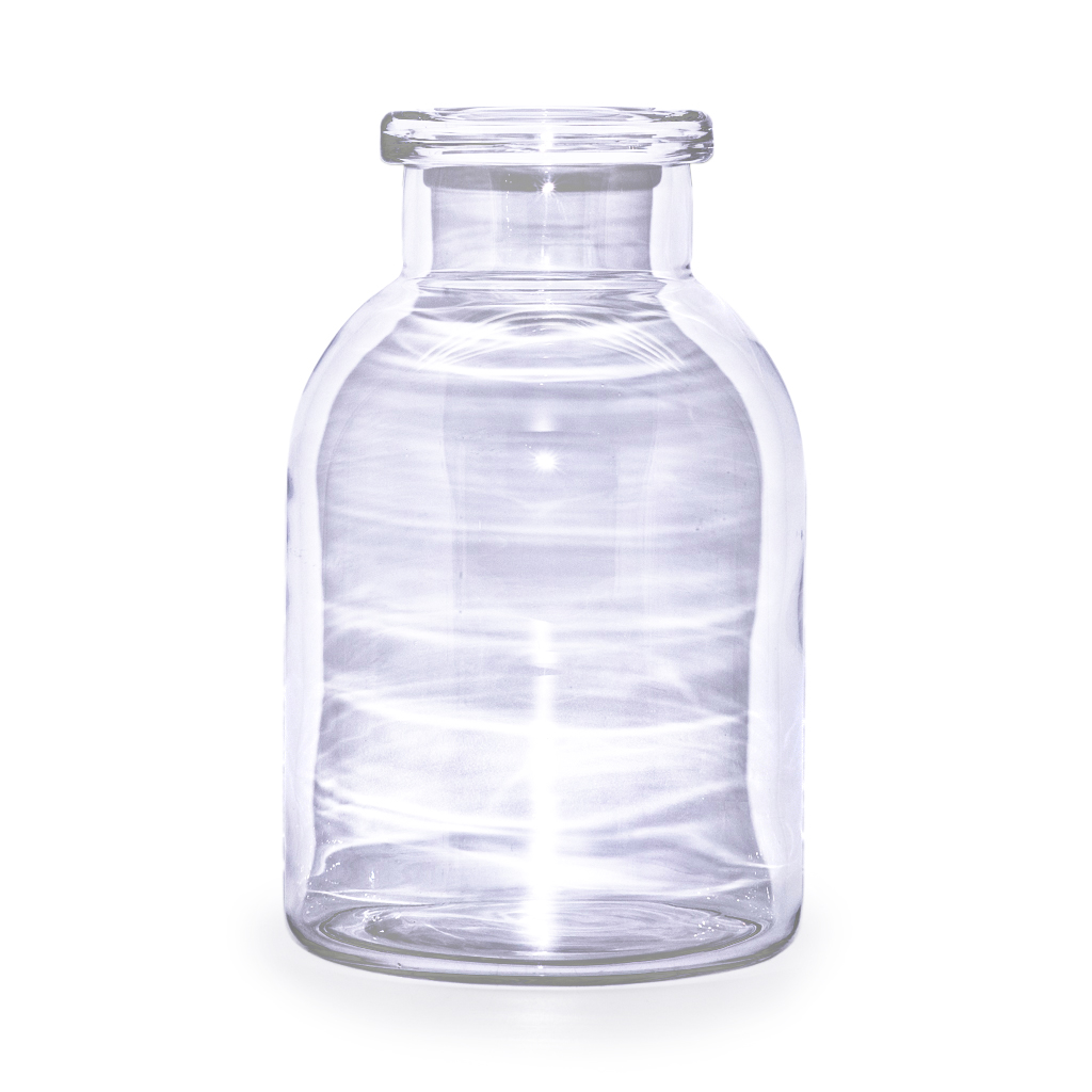 Ваза стеклянная Бутыль 30см | Интернет-магазин Кактус