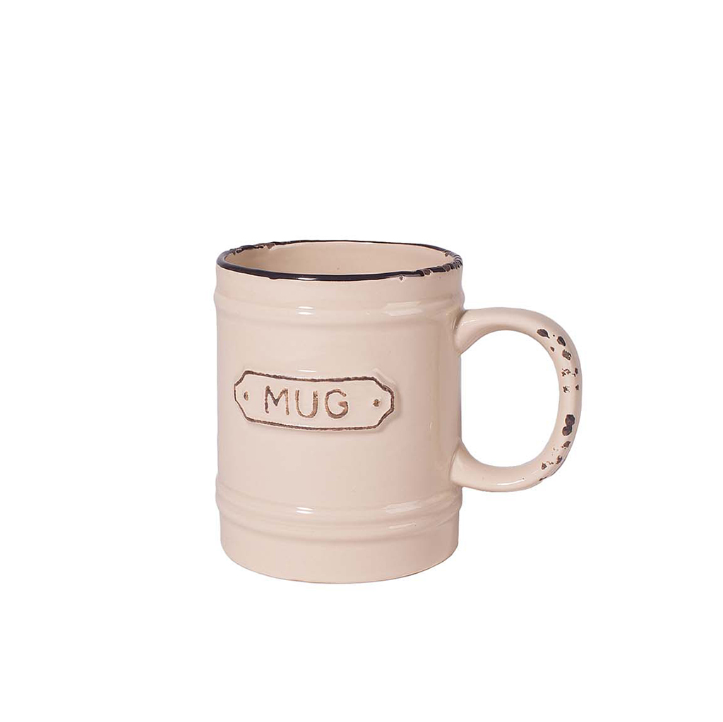 Кружка MUG беж 350ml 9.5 * 7.7см | Интернет-магазин Кактус