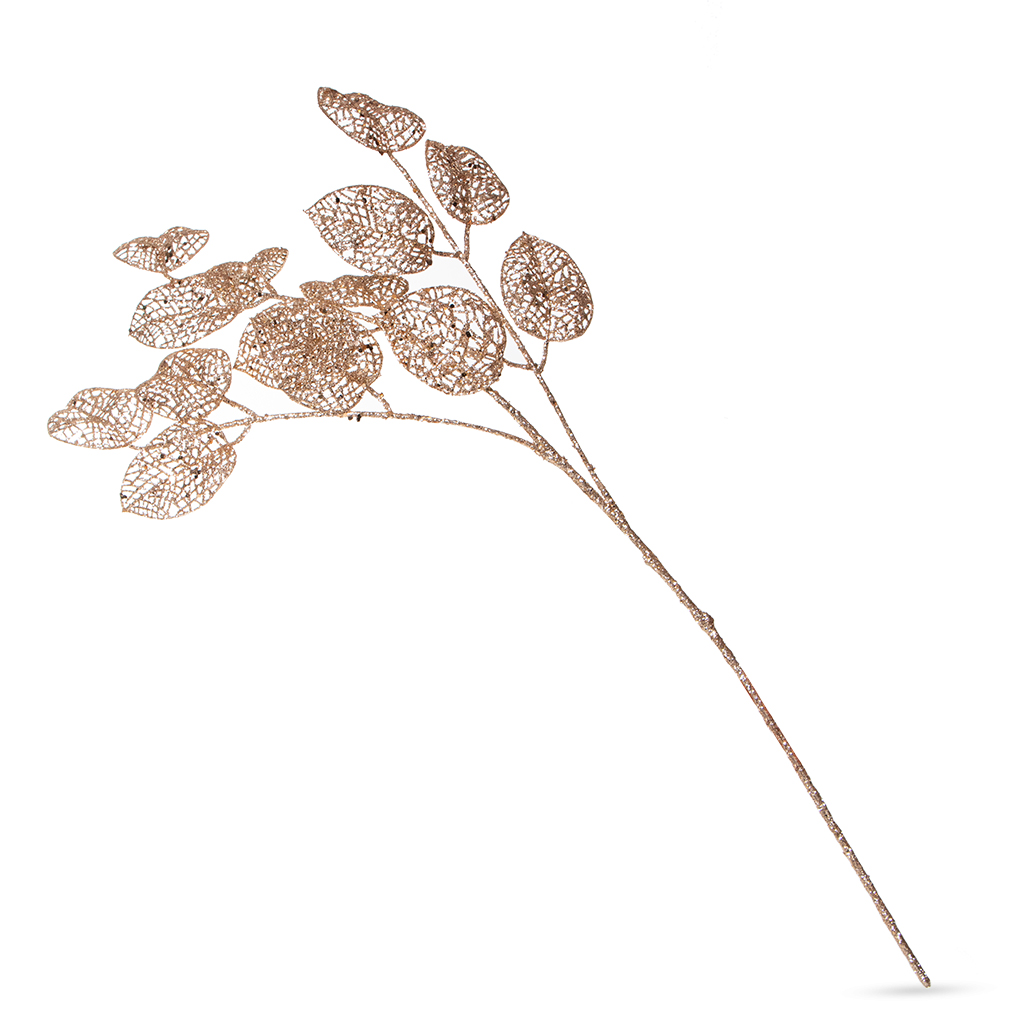 Декоративная Веточка ажурная золотая 67см | Интернет-магазин Кактус