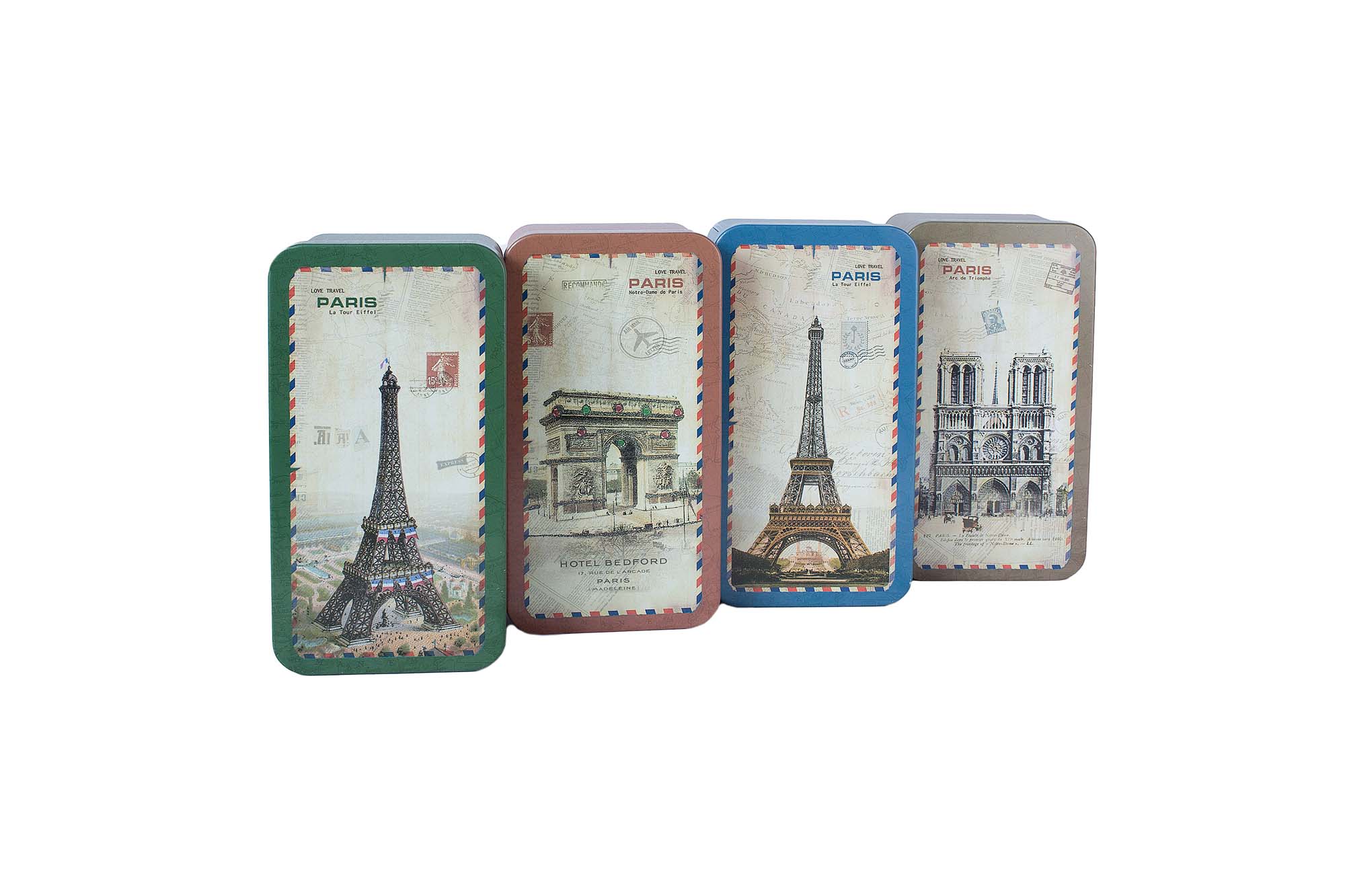 Коробочка мет. Париж 4 види | Интернет-магазин Кактус