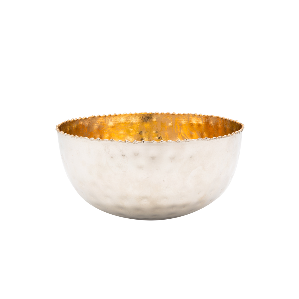 Блюдо глибоке карбування золоте 16 см | Интернет-магазин Кактус