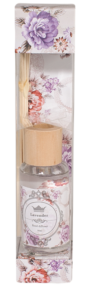 Диффузор Лаванда  50мл и 6 палочек 21см | Интернет-магазин Кактус