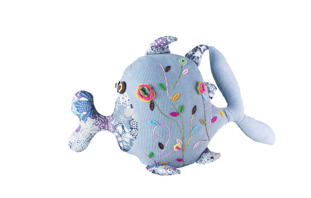 Риба (вельвет) 42*12.5*30см | Интернет-магазин Кактус