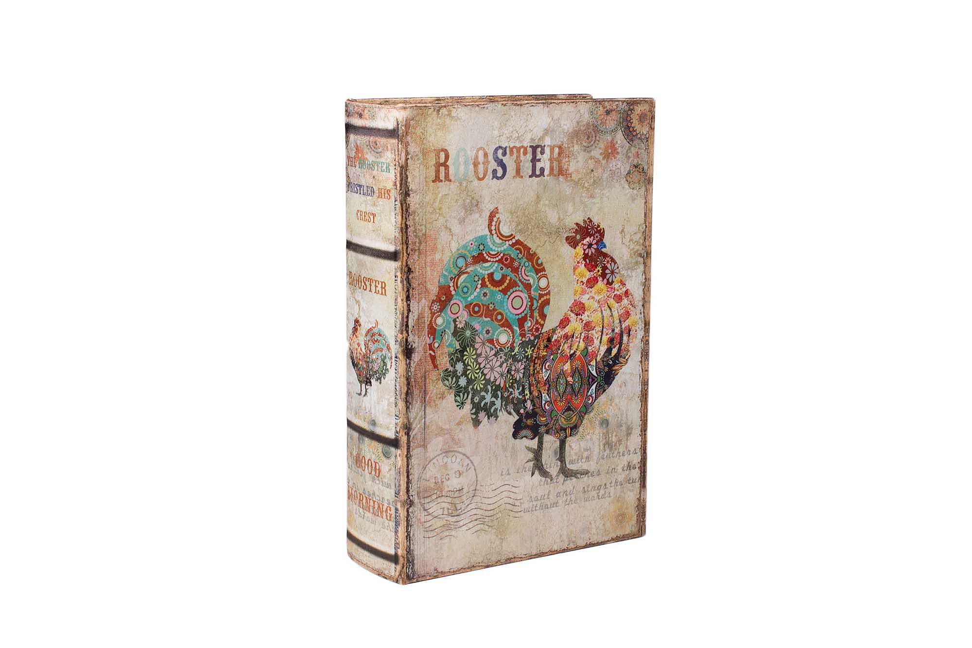 Шкатулка-фоліант Rooster (шовк) L | Интернет-магазин Кактус