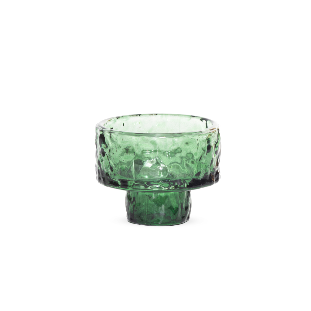 Подсвечник 2х сторонний зеленый 5х6,5 см | Интернет-магазин Кактус