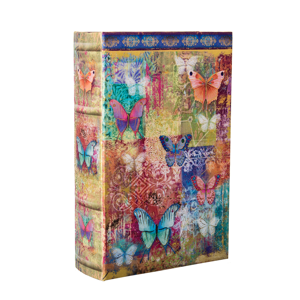 Шкатулка фолиант Butterfly шелк L | Интернет-магазин Кактус
