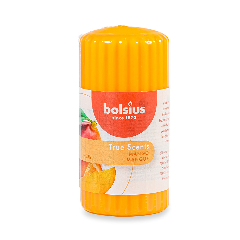 Свеча цилиндр манго 12х6см | Интернет-магазин Кактус