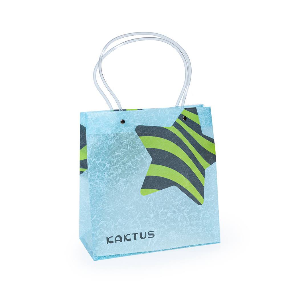 Пакет ПВХ KAKTUS M голубой 24х11х23 см | Интернет-магазин Кактус