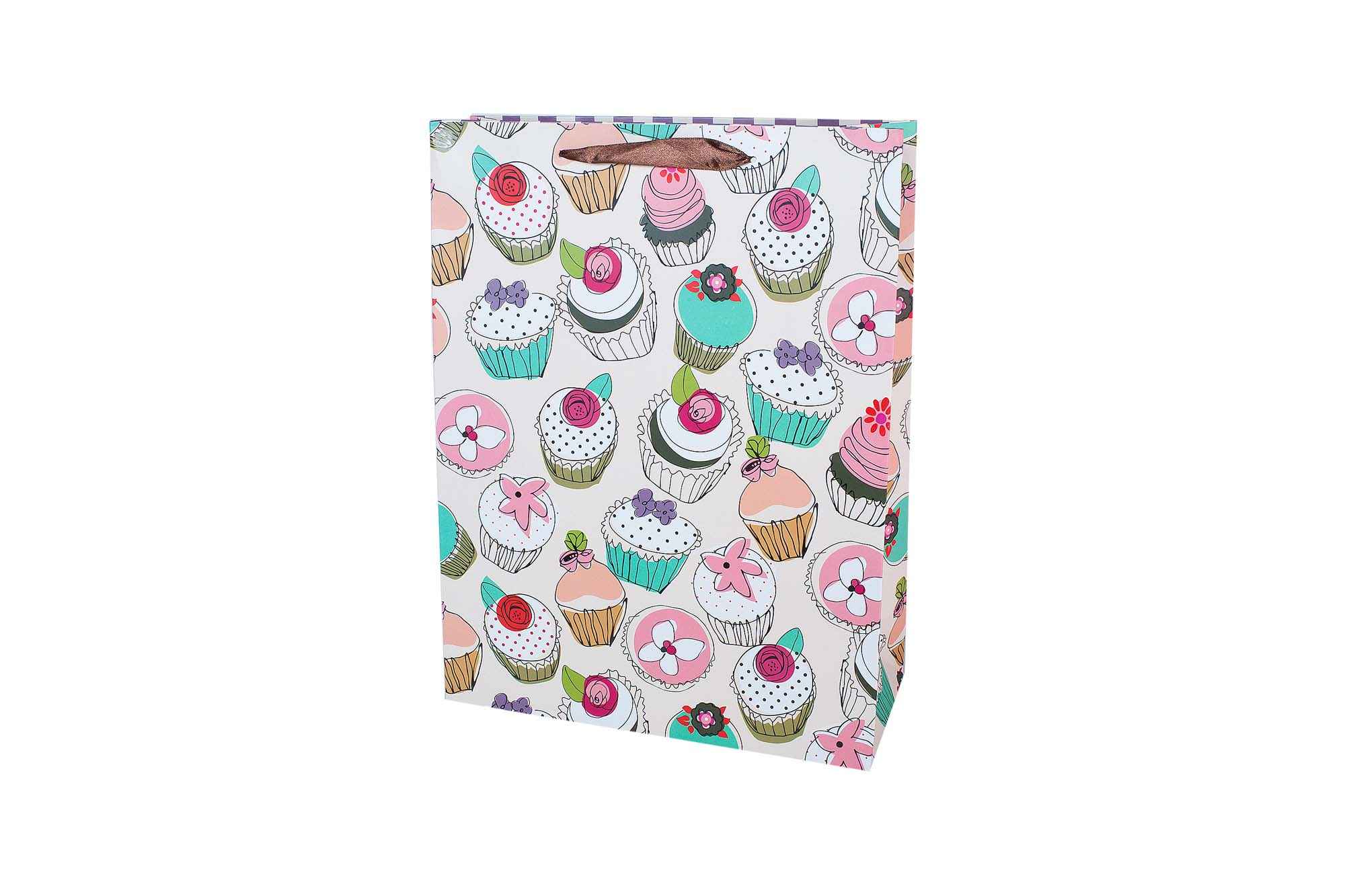 Пакет  бум. 'Cupcake' L 266*350*114мм | Интернет-магазин Кактус