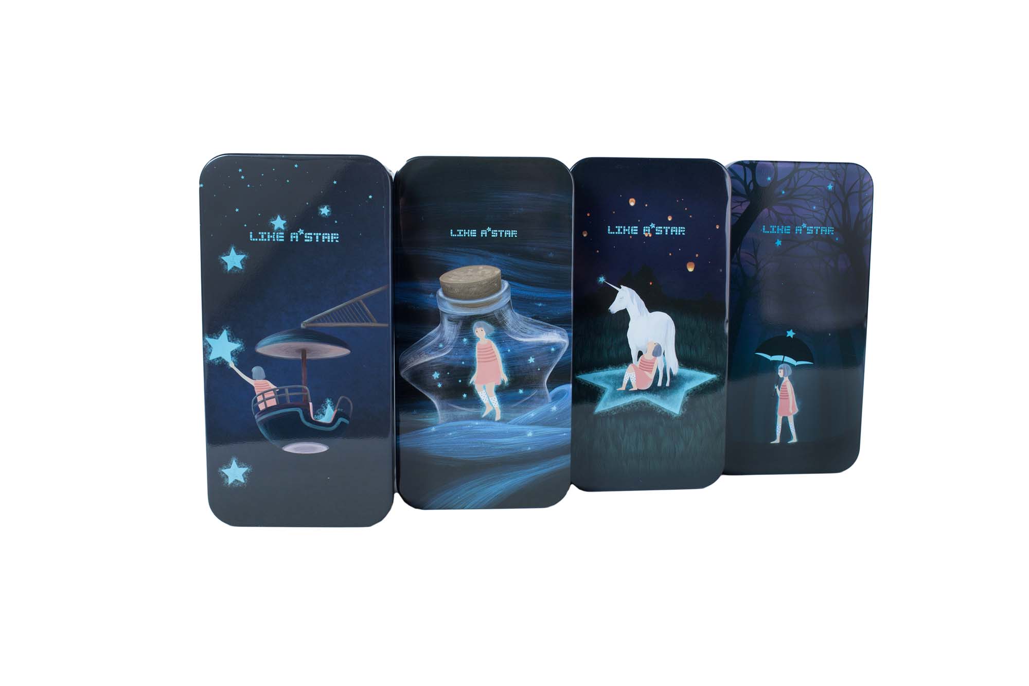 Коробка мет. Like a Star 4 види | Интернет-магазин Кактус