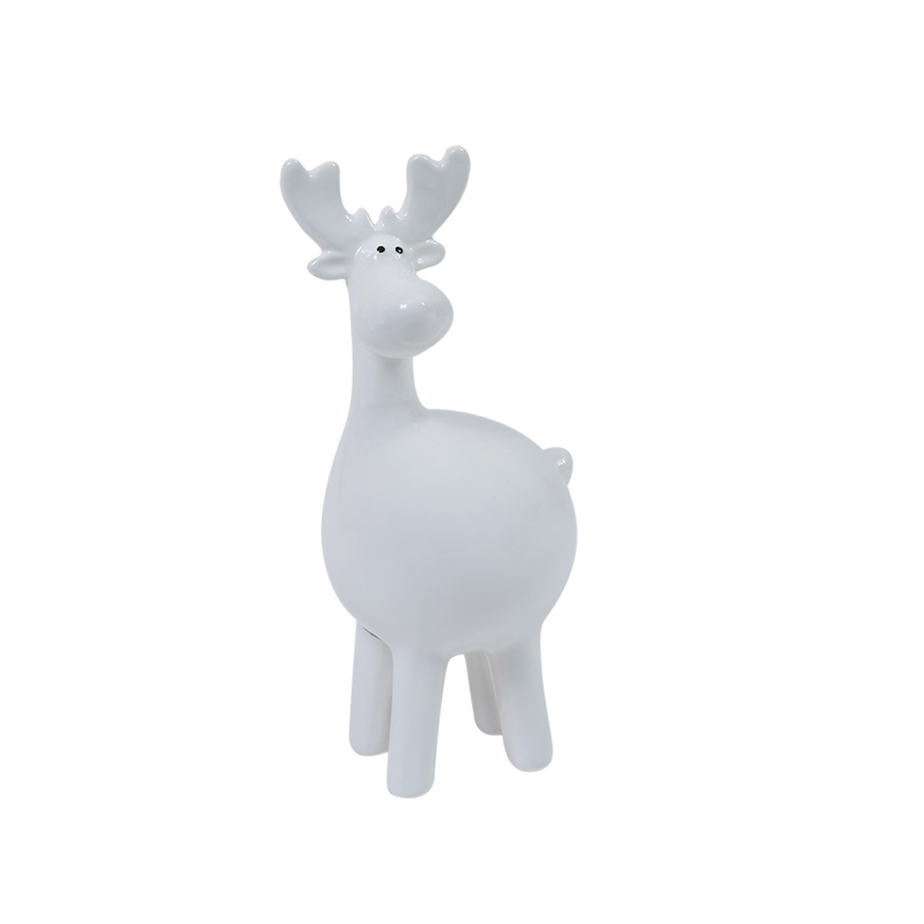 Фігурка Олень білий 15см | Интернет-магазин Кактус