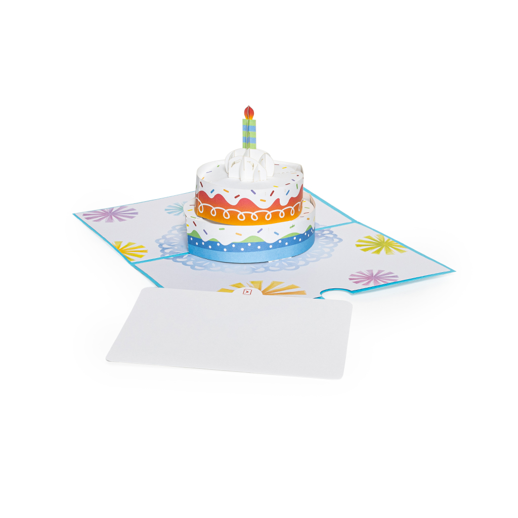Открытка 3D Happy Birthdays 19,5х13,5см | Интернет-магазин Кактус