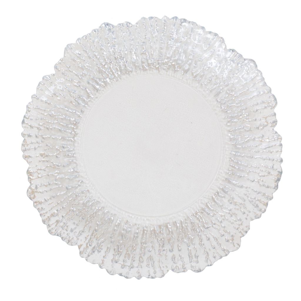 Блюдо прозрачное стеклянная 33 см | Интернет-магазин Кактус