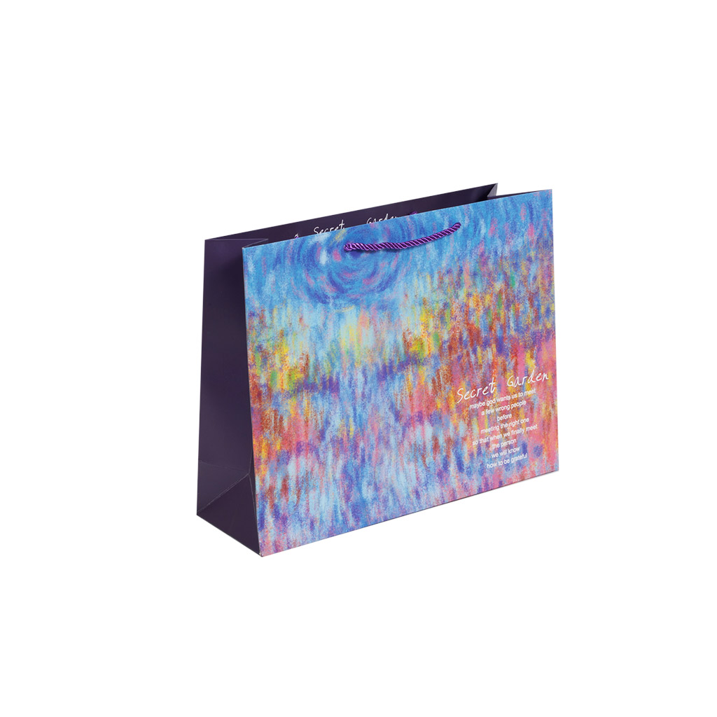 Пакет подарунковий Secret Garden фіол. M | Интернет-магазин Кактус