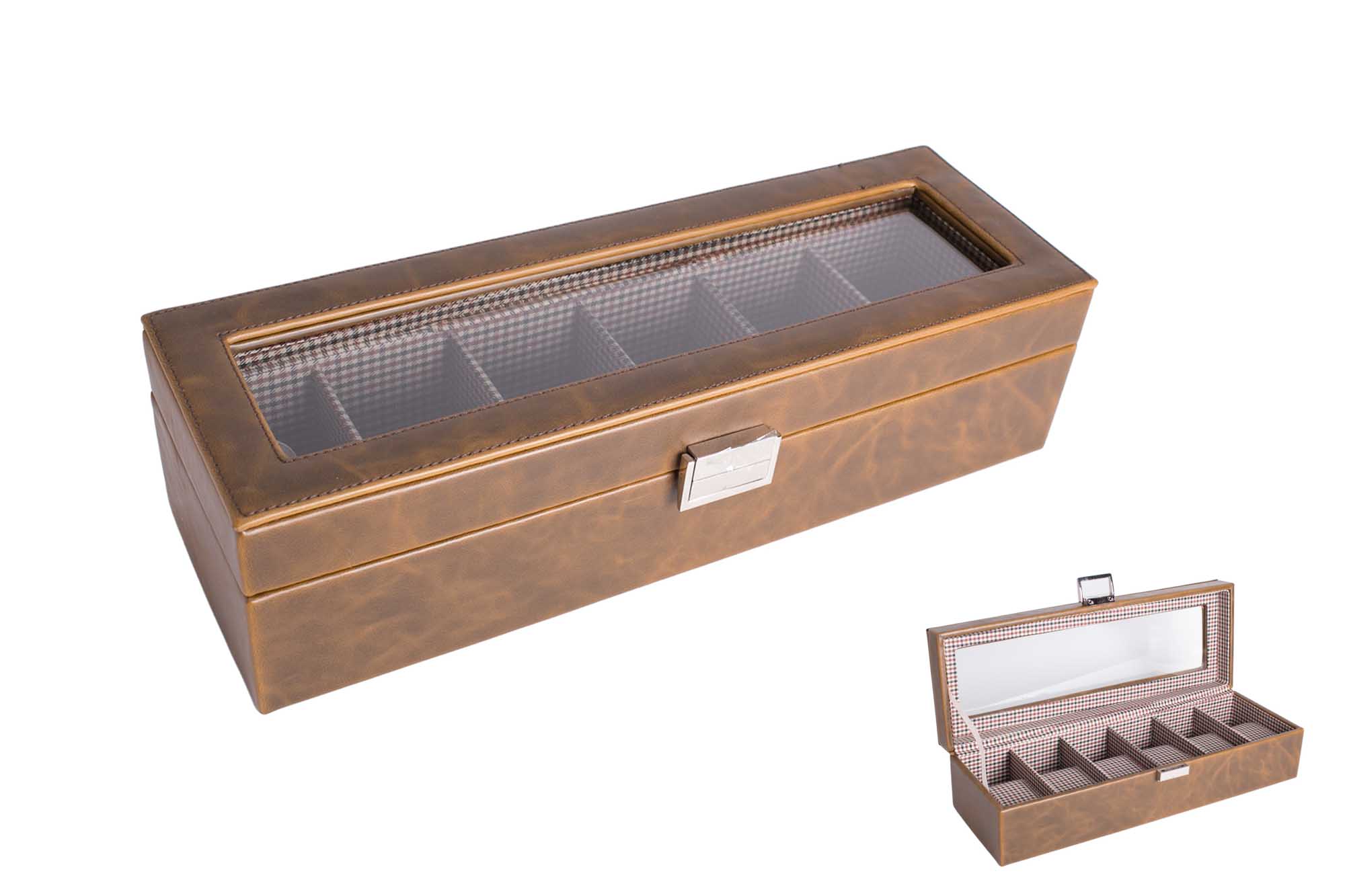 Бокс для годинників 6 пари | Интернет-магазин Кактус