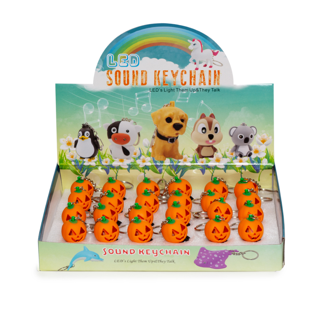 Брелок с фонариком Тыква 1 в 1/24 | Интернет-магазин Кактус