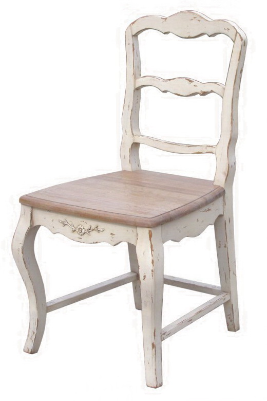 Стілець деревяний (білий) 50 * 45 * 90 см | Интернет-магазин Кактус