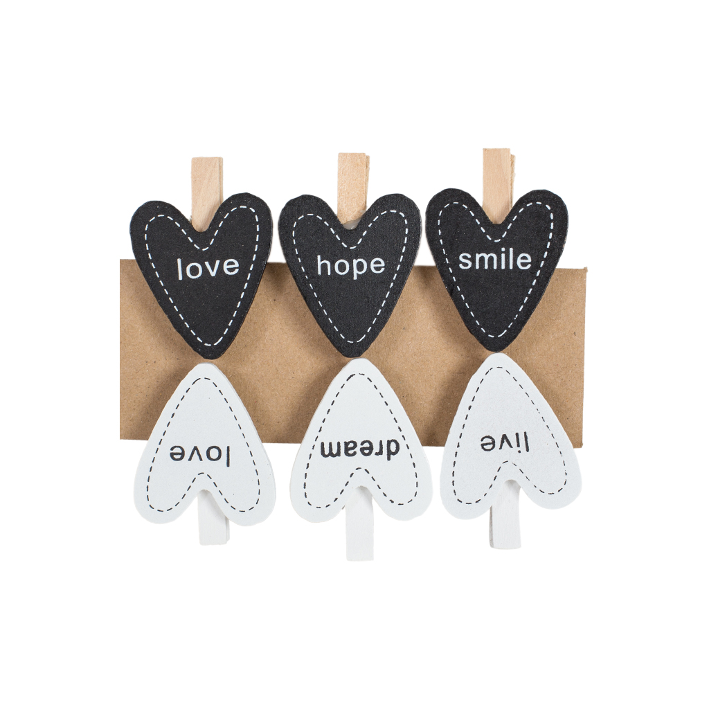 Клипса сердце 5 см | Интернет-магазин Кактус