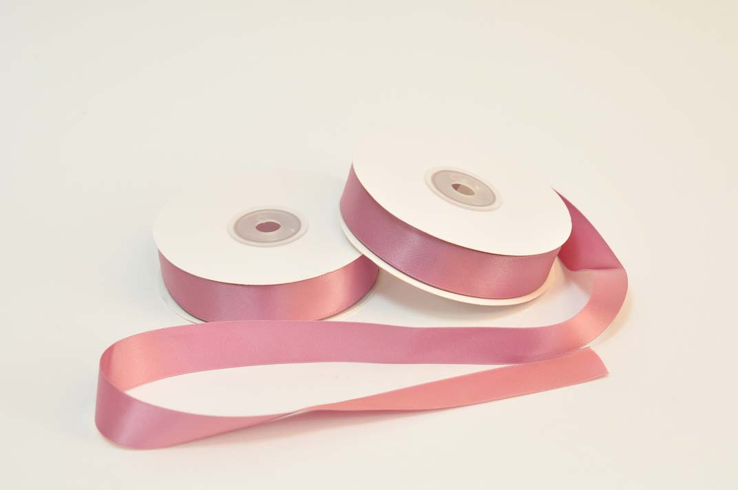 Стрічка Атлас Рожевий 1.9см 1м (23m) | Интернет-магазин Кактус