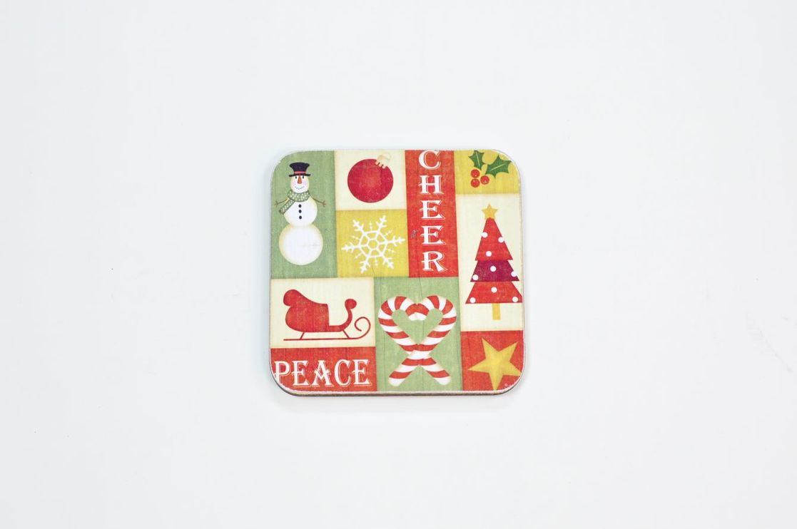 Магнит 5.5*7.5 см Cher peace (красный) | Интернет-магазин Кактус