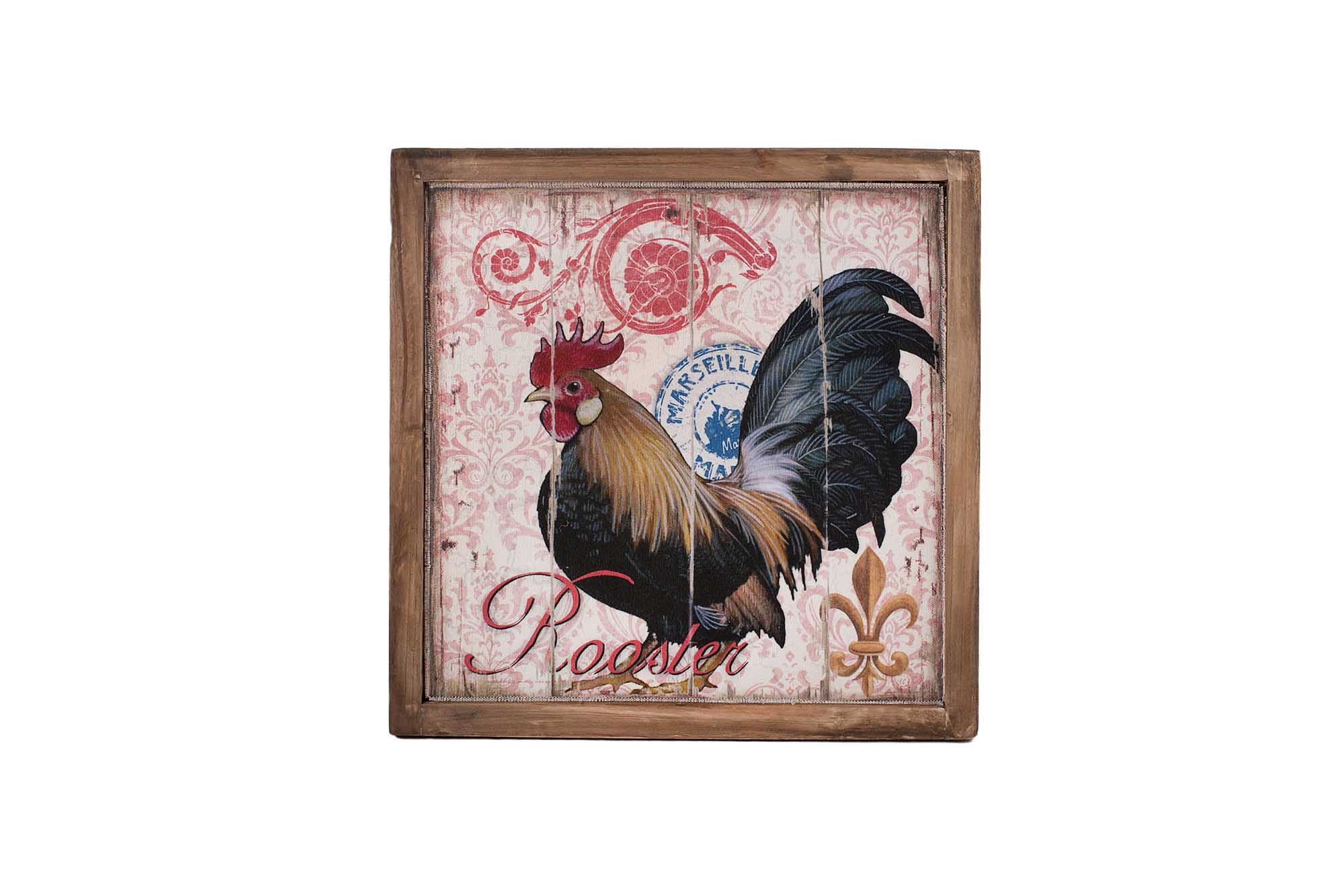 Картина Roaster 34*34*3.0см | Интернет-магазин Кактус