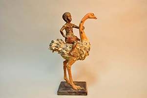 Фігурка страус (h-37 см) | Интернет-магазин Кактус