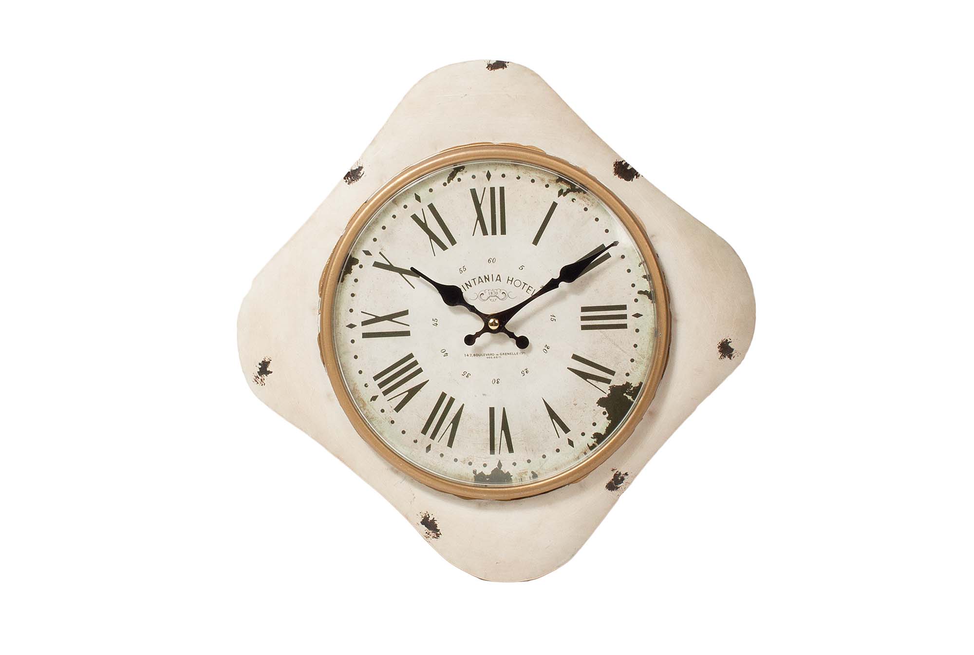 Годинник  настінний метал 35.5 * 35.5см | Интернет-магазин Кактус